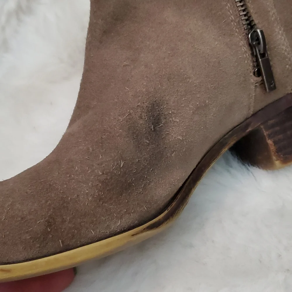 Lucky Brand Suede Ankle Booties